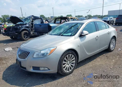 2011 Buick Regal Cxl Russelsheim z USA, uszkodzony, nr VIN W04GP5EC0B1055307